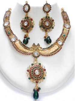 Polki Jewellery Set